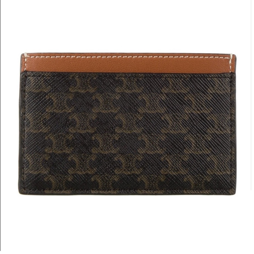 CELINE CARD HOLDER IN TRIOMPHE CANVAS - Picture 4 of 10